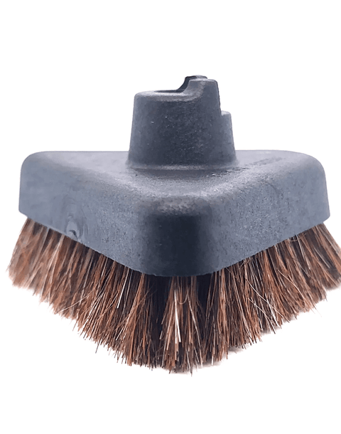 triangle soft brush used with a steam machine